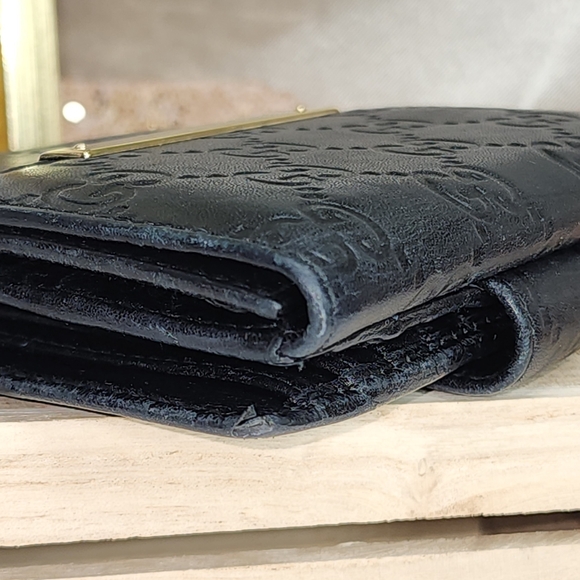 Gucci GG Guccissima Lambskin French flap Bifold Wallet PRISTINE CONDITION W/ Box - Picture 11 of 17